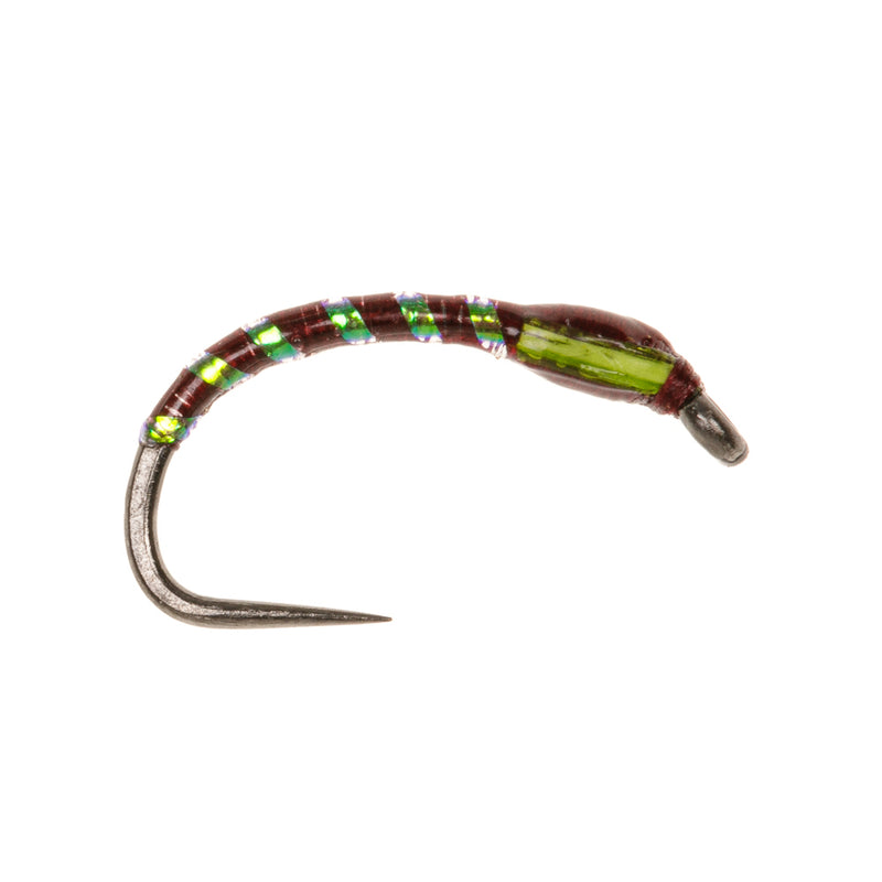 BUZZER BARBLESS FLY CLARET UV HOLO RIB EPOXY BUZZER