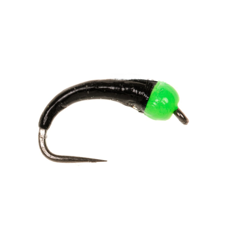 BUZZER BARBLESS FLY HOT HEAD GREEN ALL BLACK