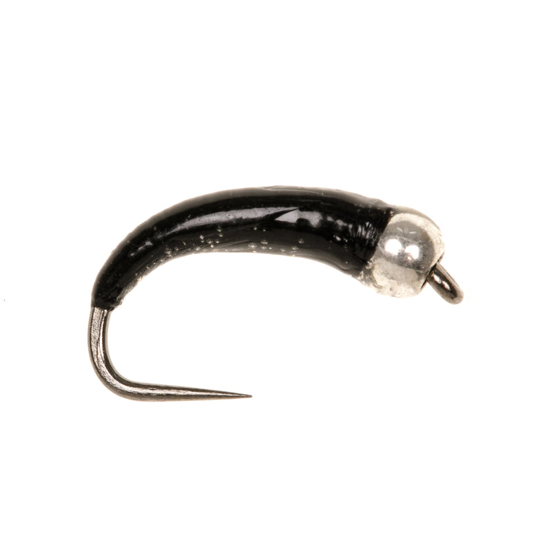BUZZER BARBLESS FLY SILVER BEAD EPOXY ALL BLACK