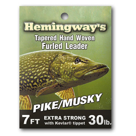 FURLED LEADER PIKE / MUSKY / KEVLAR TIP / 30LB
