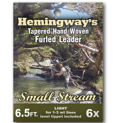 FURLED LEADER SMALL STREAM / 6FT / 6X