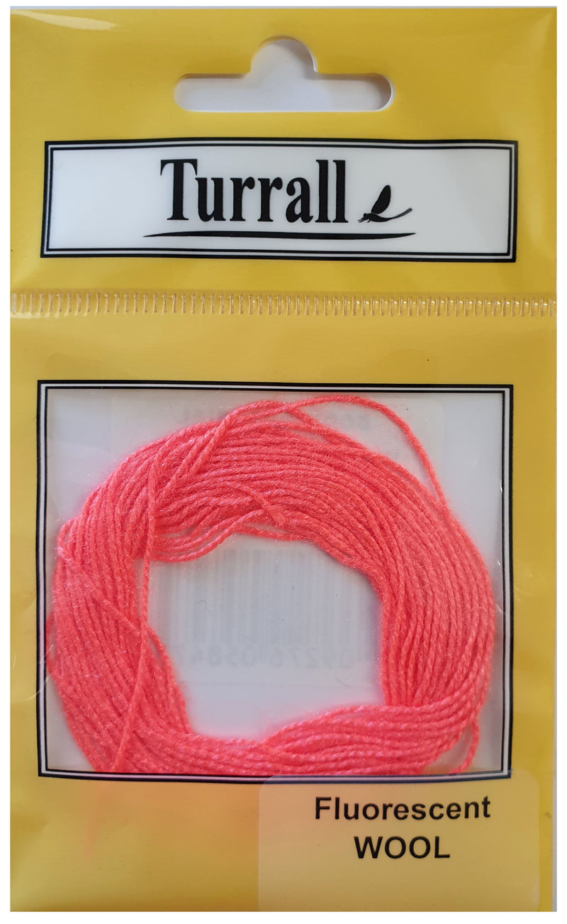 WOOL FLUORESCENT FLY TYING MATERIAL