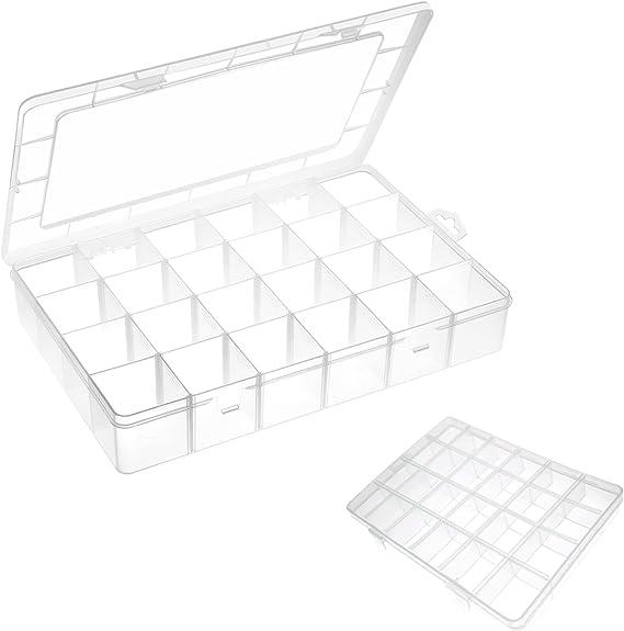 FLY BOX LARGE U-BOTTOM FLY / LURE BOX (18 COMP)