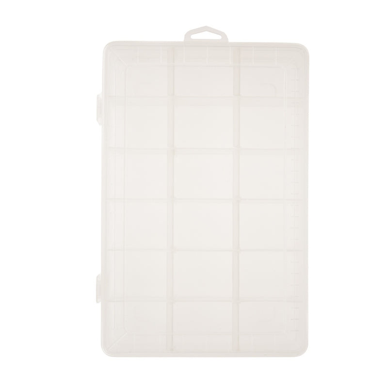 FLY BOX LARGE U-BOTTOM FLY / LURE BOX (18 COMP)