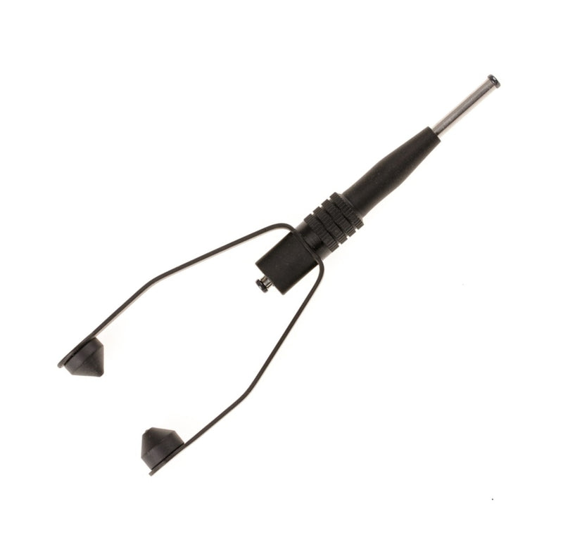 CERAMIC BOBBIN HOLDER BLACK METALLIC