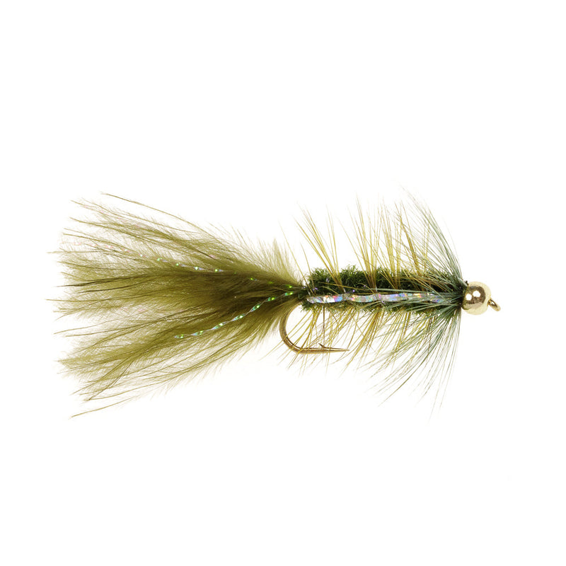 GOLD HEAD BUGGER FLY GOLD HEAD WOOLY BUGGER OLIVE