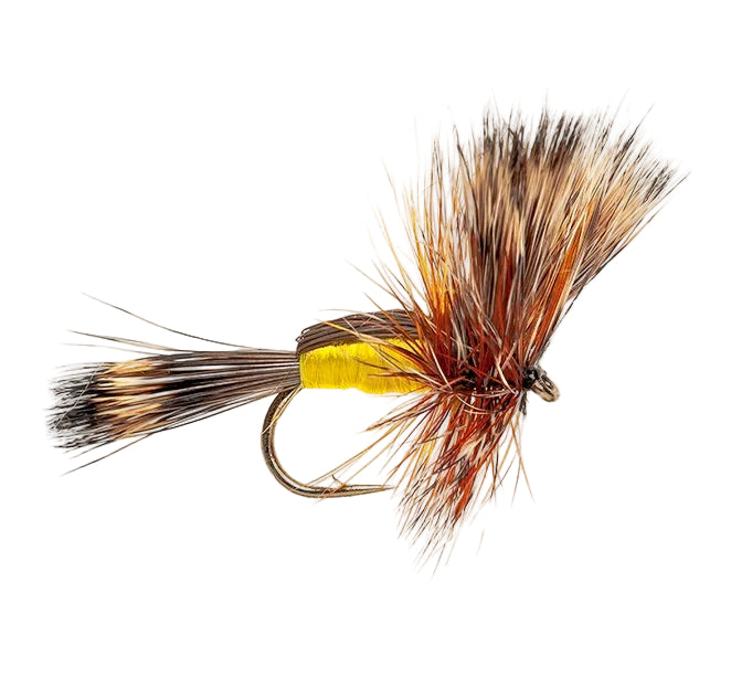 HAIR-BODIED DRY FLY HUMPY-YELLOW