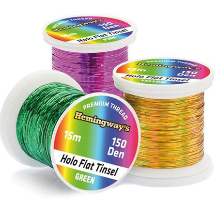 TINSEL HEMINGWAY HOLO FLAT FLY TYING MATERIAL