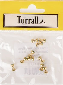 HOUR GLASS EYES GOLD GREEN FLY TYING MATERIAL