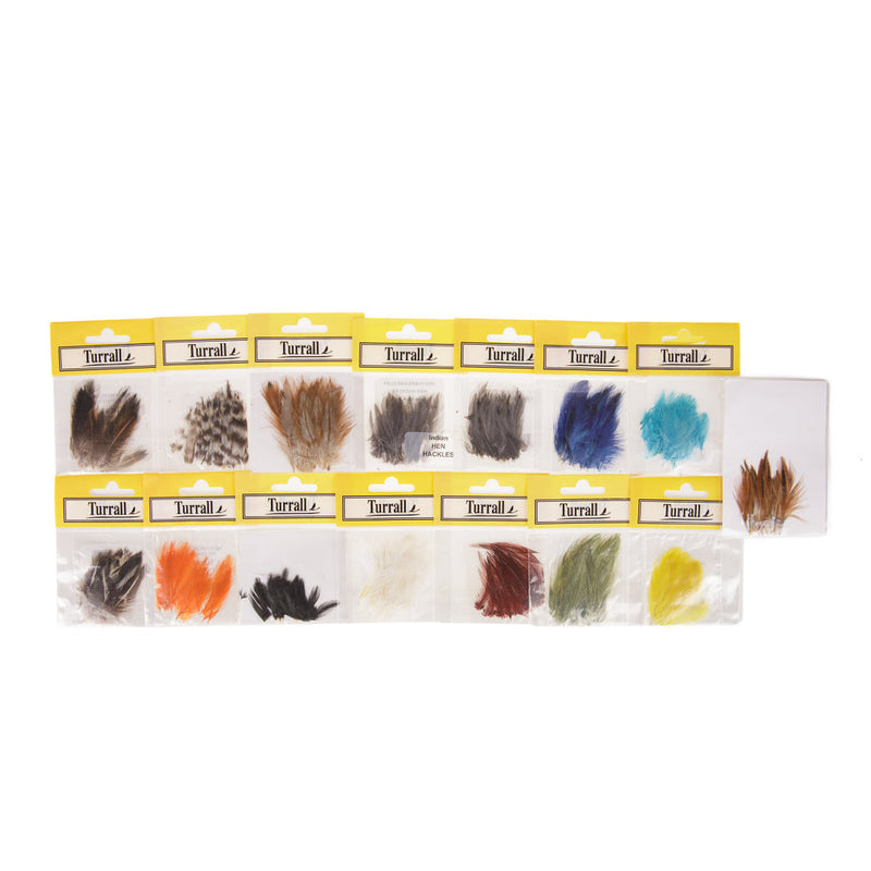 HEN HACKLES PACKET FLY TYING FEATHERS