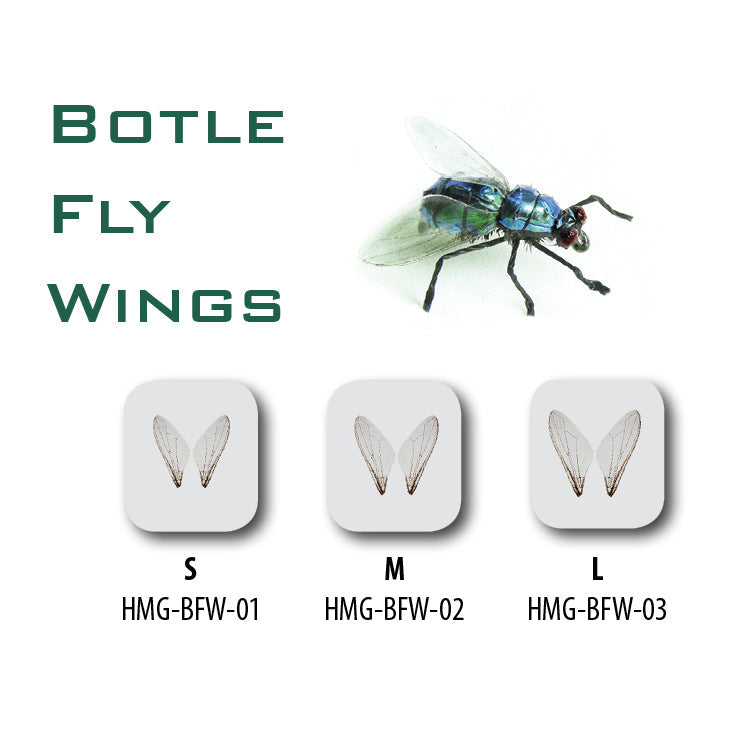 WINGS BOTTLE FLY HEMINGWAYS FLY TYING MATERIAL