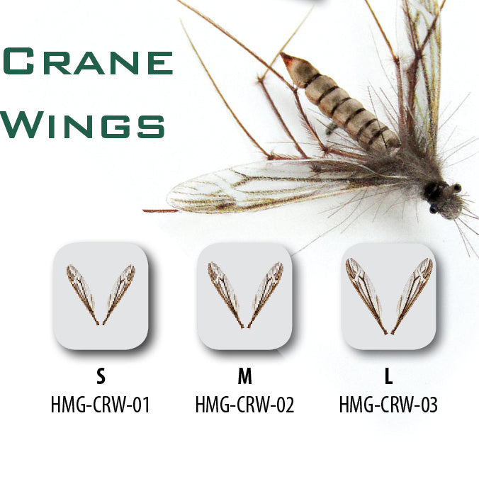 WINGS CRANE HEMINGWAYS FLY TYING MATERIAL