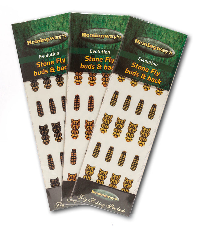 REALISTIC STONEFLY BUDS & BACK FLY TYING MATERIAL
