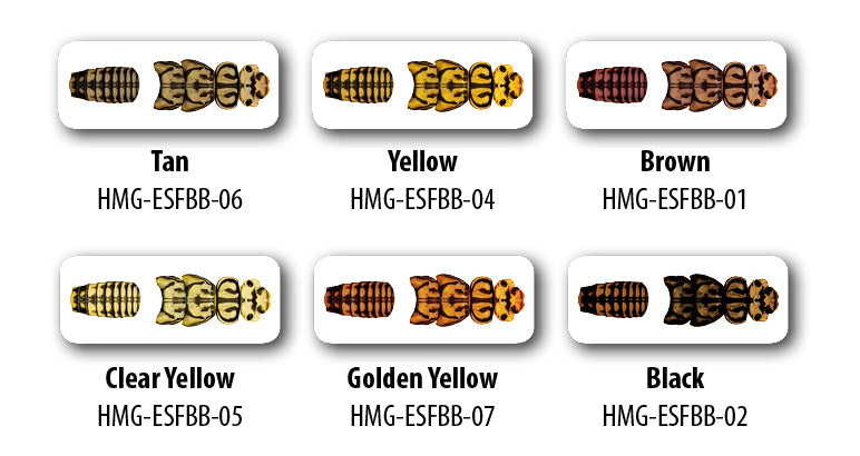 REALISTIC STONEFLY BUDS & BACK FLY TYING MATERIAL
