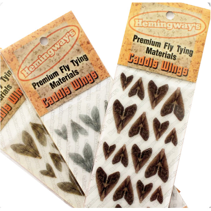 WINGS CADDIS HEMINGWAYS FLY TYING MATERIALS
