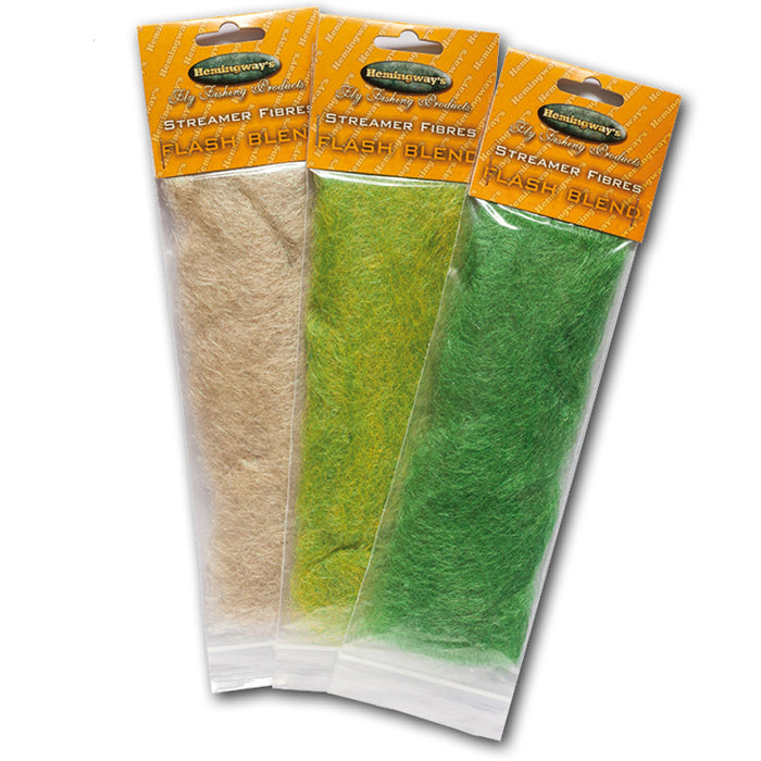 STREAMER FIBRE FLASH BLEND FLY TYING MATERIAL