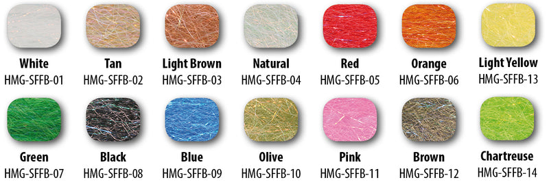 STREAMER FIBRE FLASH BLEND FLY TYING MATERIAL
