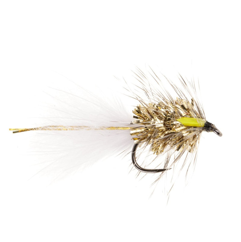 HUMUNGUS BARBLESS FLY GOLD & WHITE HUMUNGUS