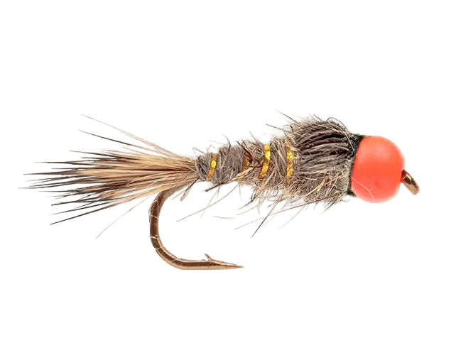 HOT HEAD FLY HOTHEAD ORANGE HARES EAR