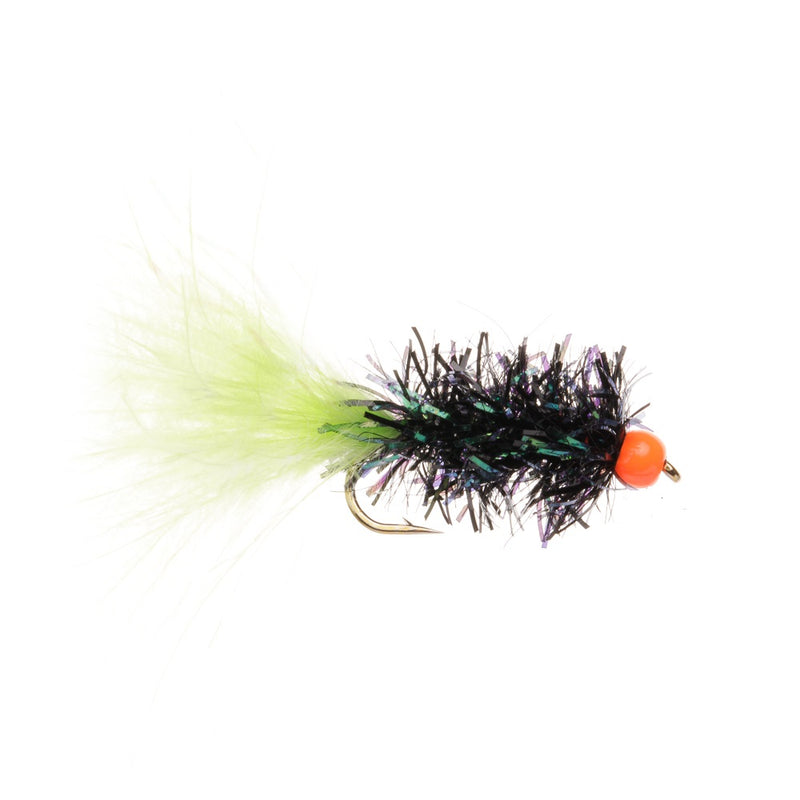TUNGSTEN COUNTER SUNK FLU ORANGE FLY TYING BEADS