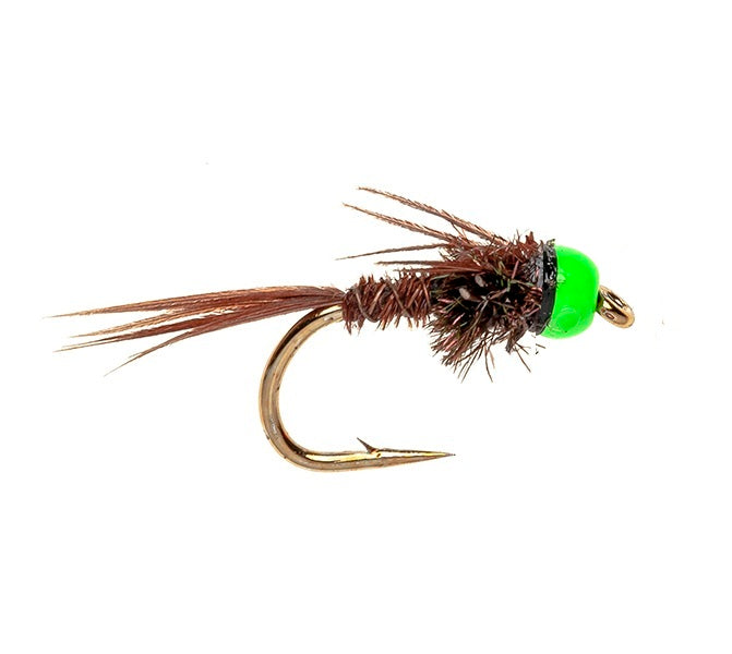 HOT HEAD FLY HOTHEAD GREEN PHEASANT TAIL