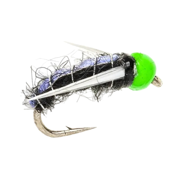 HOT HEAD FLY HOTHEAD GREEN FLASHY PRINCE
