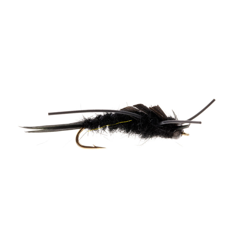 HEAVY STONE NYMPH FLY LARGE BLACK