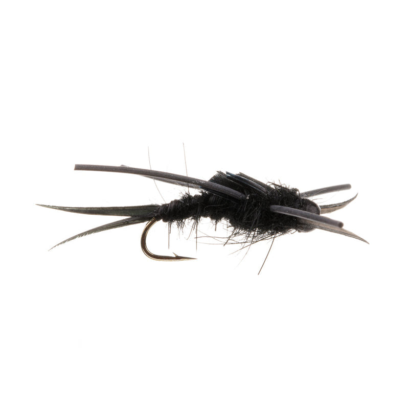 HEAVY STONE NYMPH FLY BLACK