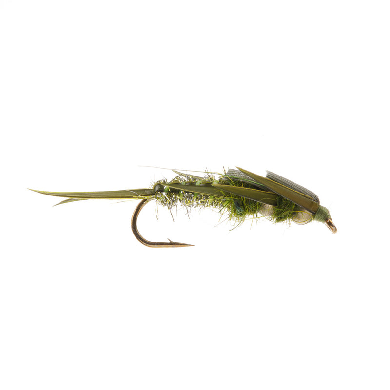 HEAVY STONE NYMPH FLY OLIVE