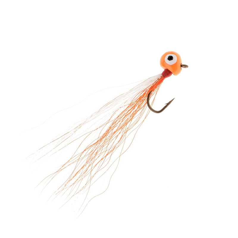 HEAVY JIG FLY HOT ORANGE BIG EYE