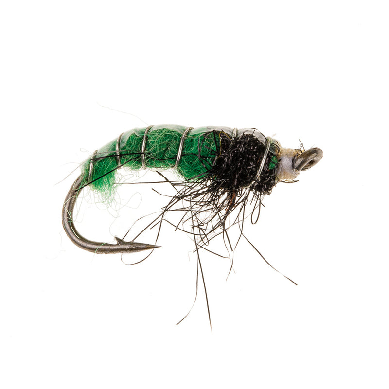 NORDIC TROUT FLY GREEN SWIMMING SHRIMP