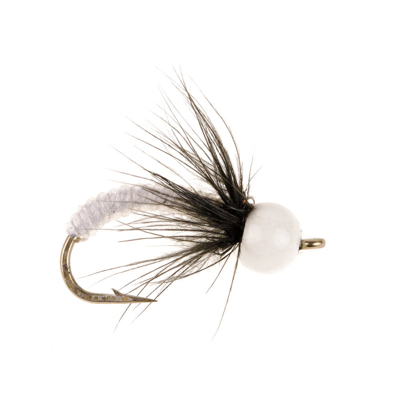 NORDIC TROUT FLY WHITE TUNGSTEN BOBBER FLY