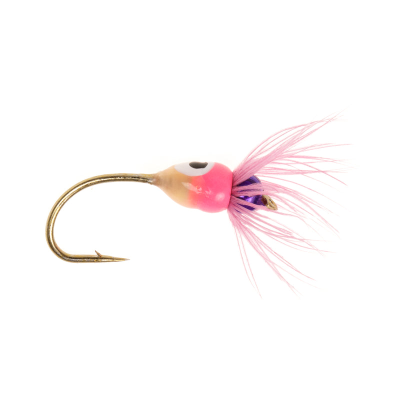 NORDIC TROUT FLY WIDOWER EYE PURPLE & FLU PINK