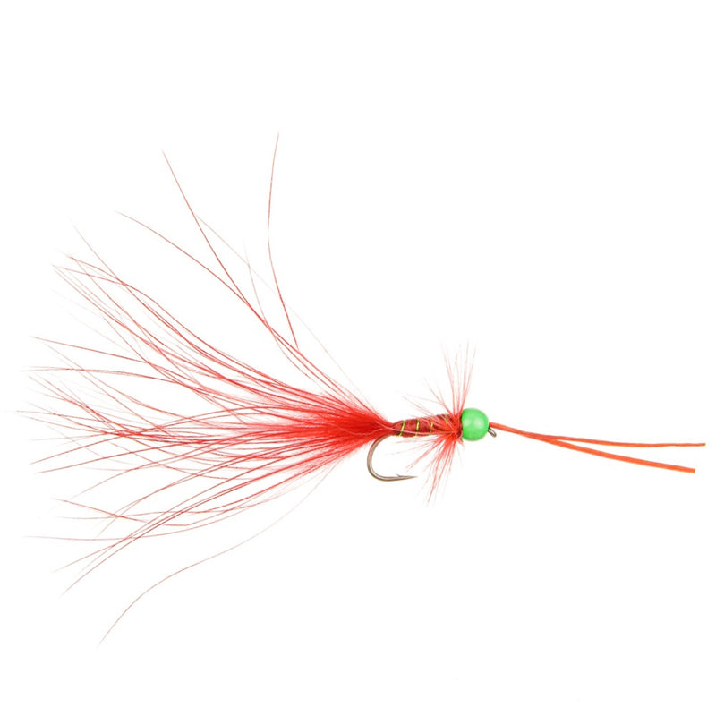 KICKING DAMSEL FLY RED