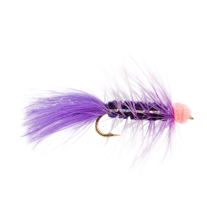 SALMON LEECH EGG FLY PURPLE LEECH