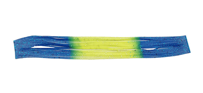 LEGS 2 TONE SILLI FLECKED BLUE/FLU YELLOW FLY TYING MATERIAL