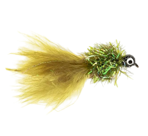 LEAD HEAD FLY MINI FRITZ LEAD HEAD OLIVE