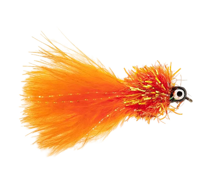 LEAD HEAD FLY MINI FRITZ LEAD HEAD ORANGE