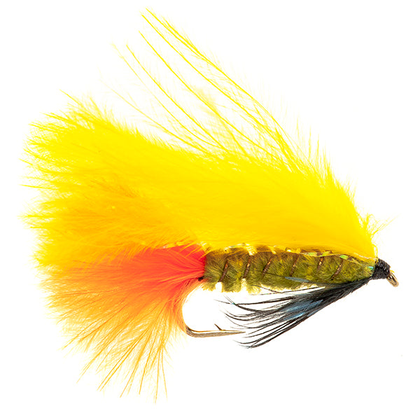 STREAMER / LURE FLY HOT TAIL DAWSONS OLIVE