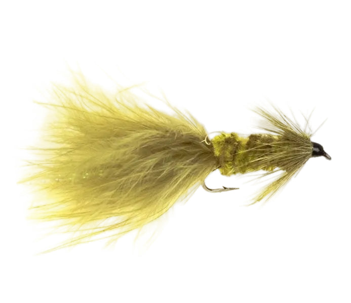 STREAMER / LURE FLY OLIVE TADPOLE
