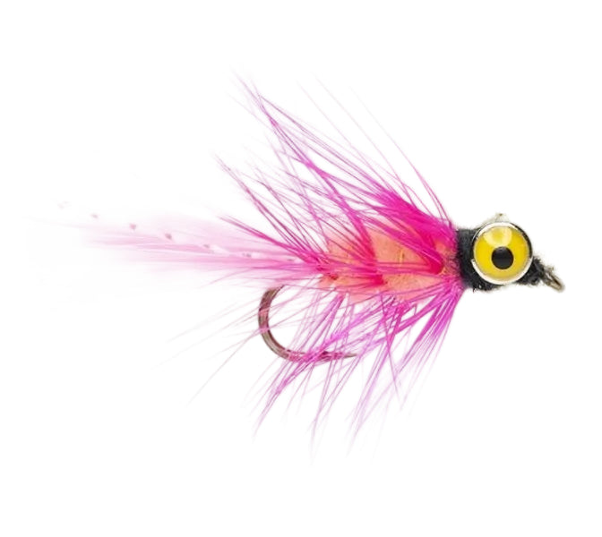 STREAMER / LURE FLY BIG EYE NOBBLER PINK
