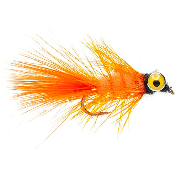 STREAMER / LURE FLY BIG EYE NOBBLER ORANGE