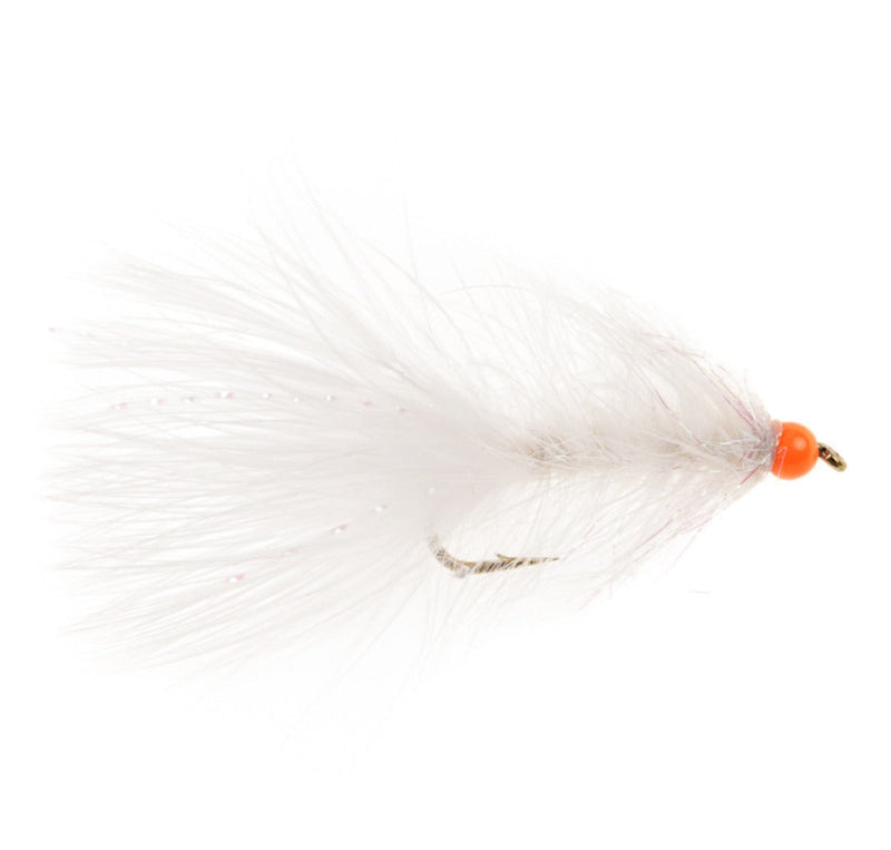 STREAMER / LURE FLY TUNGSTEN CUT THROUT PEARL