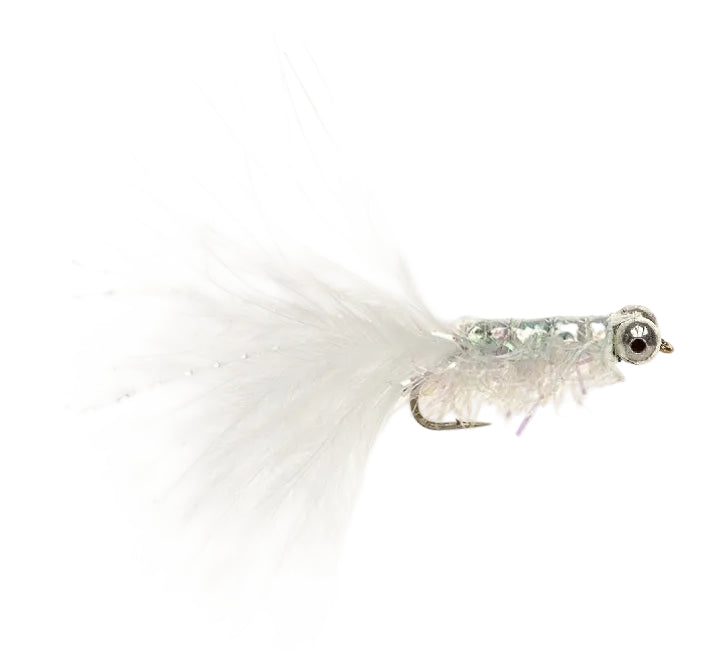 STREAMER / LURE FLY BEAD EYE GLADIATOR WHITE