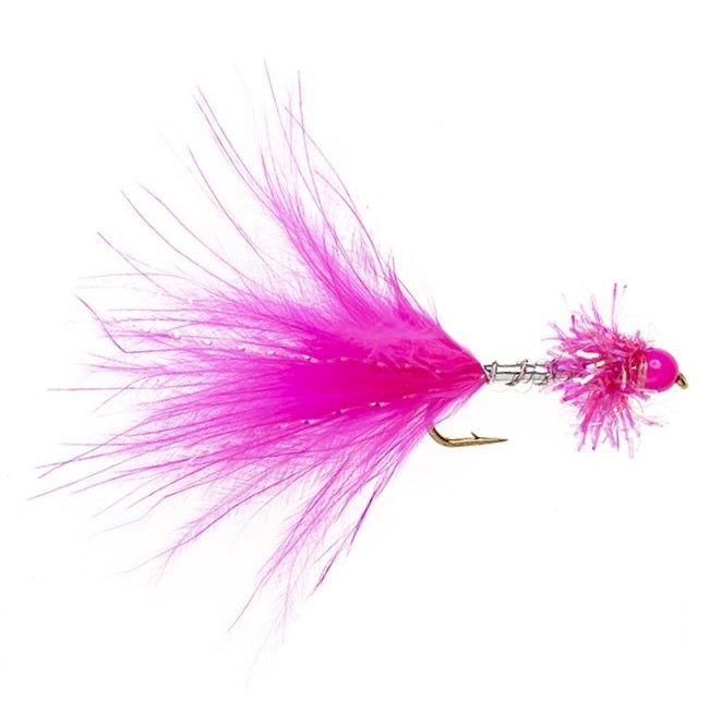 STREAMER / LURE FLY BH POWER FLASH PINK