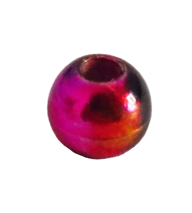 BRASS COUNTERSUNK RAINBOW FLY TYING BEADS