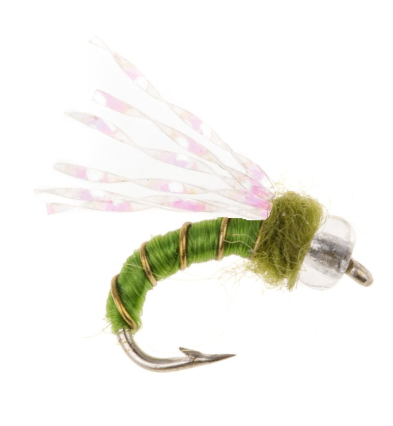 MIDGE FLY CRYSTAL MIDGE OLIVE