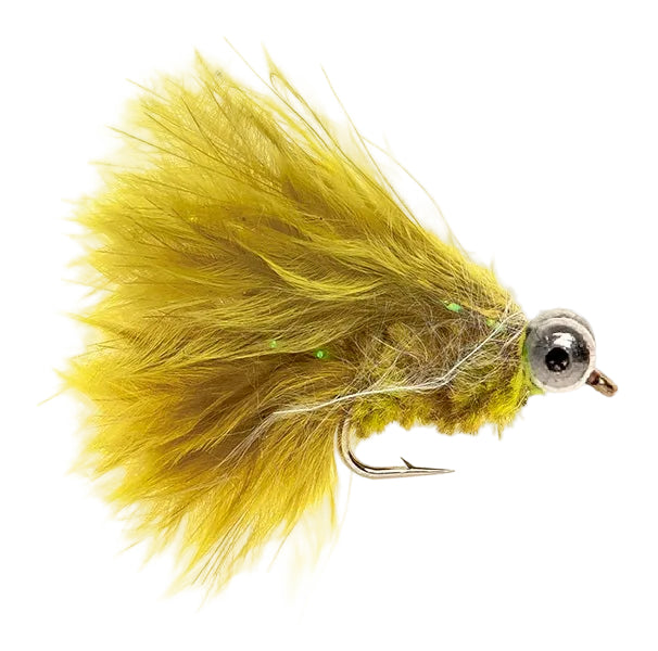 MINI LURE FLY BEAD EYE MINI CAT OLIVE