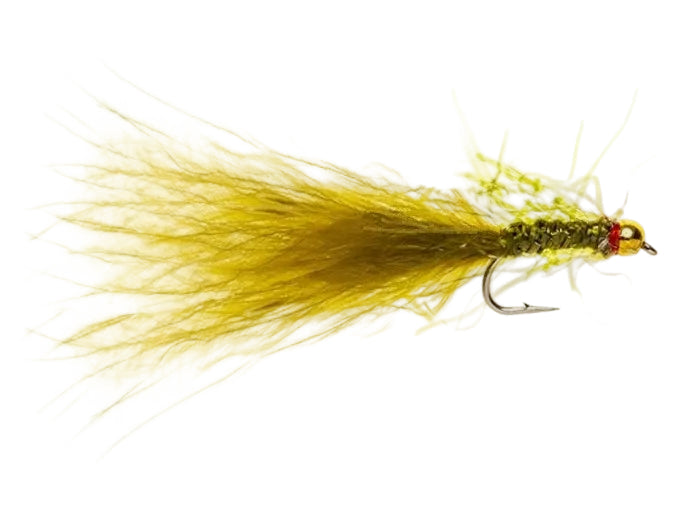 MINI LURE FLY MINI STRAGGLE DANCER OLIVE