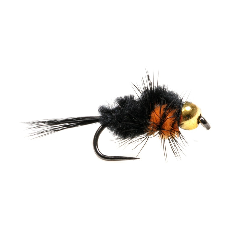 STILLWATER BARBLESS FLY MINI MONTANA BEADHEAD ORANGE